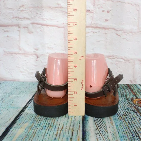 *Nimrod Unisex Brown Leather Casual Slingback Biblical Strappy Sandals Size __ - Picture 6 of 10